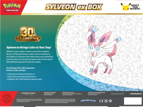 PREORDER! Pokémon TCG: 30th Celebration - Ex Box - Sylveon ex
