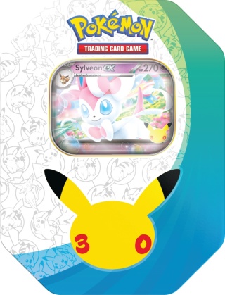 PREORDER! Pokémon TCG: 30th Celebration - Tin - Sylveon ex