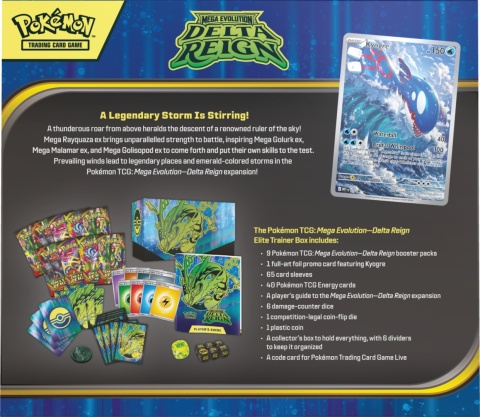 PREORDER! Pokémon TCG: Mega Evolution - Delta Reign - Elite Trainer Box