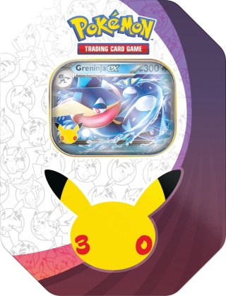 PREORDER! Pokémon TCG: 30th Celebration - Tin - Greninja ex